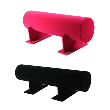 

2pcs Velvet Headband Hoop Hair Clasp Holder Display Stand Rack Organizer