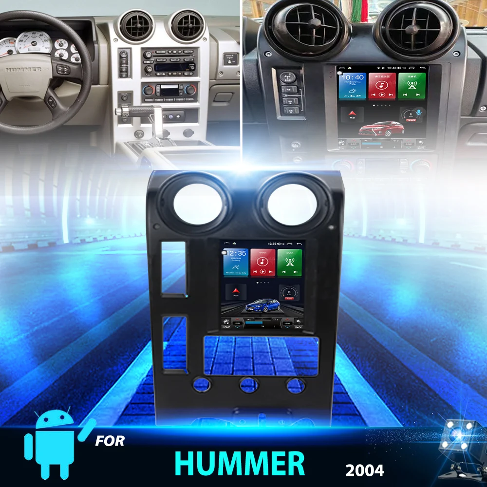 Автомагнитола на Android головное устройство 9 7 дюйма для Hummer H2 2004 автомобильный