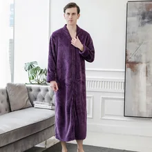 Пара, толстая Пижама, мягкая теплая фланелевая Домашняя одежда, кимоно, халат для влюбленных, свободный коралловый флисовый халат, халат, Lougne, пеньюар, ночная рубашка