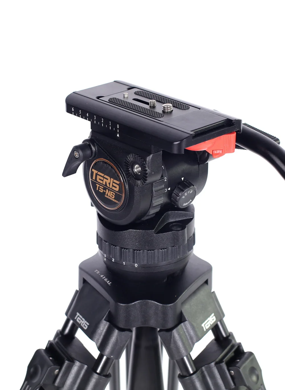 Терис TSN6AL Трикс Камера штатив Трипод с панорамной головкой для TSN6CF Q DSLR