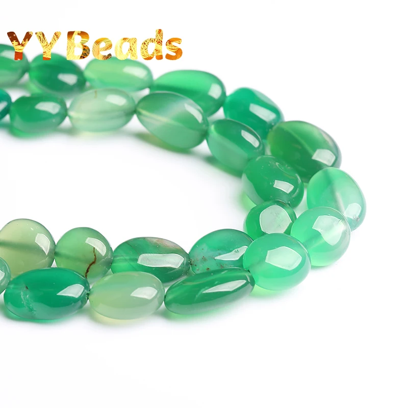 

6x8mm Natural Irregular Green Agates Shape Freeform Charm Beads Loose Spacer Beads For Jewelry Making DIY Bracelets For Women