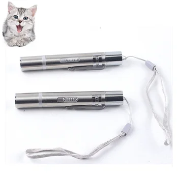 

Funny Laser Pet Cat Toy Red Dot Laser Light Toy Creative Laser Sight Pointer Laser Pen Interactive Toy LED USB UV Flashlight