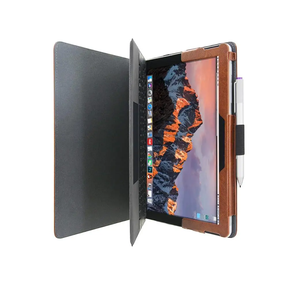 MOSISO для microsoft Release Surface Go 10 Магнитный чехол-книжка из искусственной кожи с держателем для карандашей