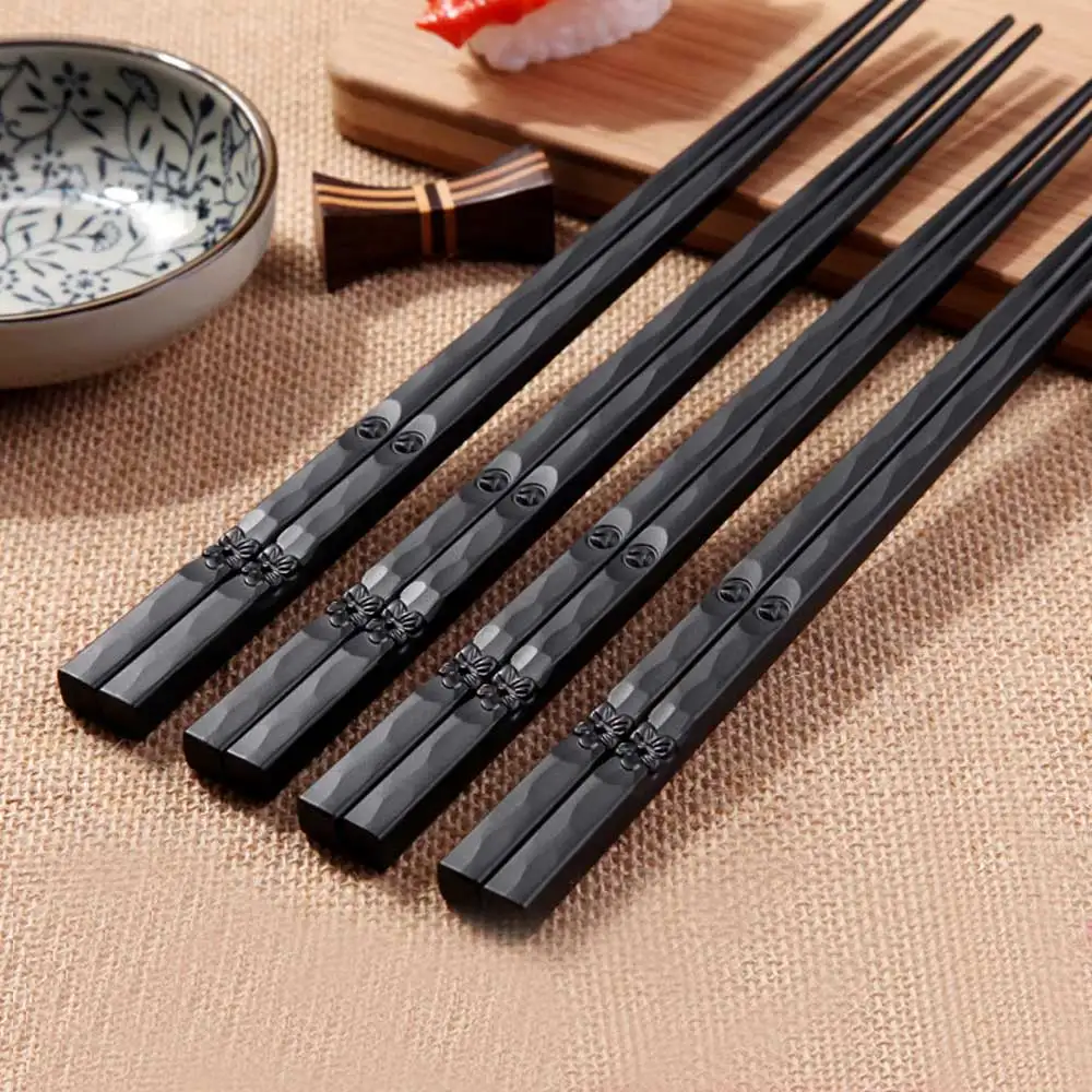 5X Fiberglass Alloy Chopsticks Reusable Wood Chop Stick Set Tableware Dinnerware 5X Fiberglass Alloy Chopsticks Reusable Wood Chop Stick Set Tableware Dinnerware