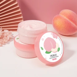 90g Peach Body Scrub Cream Face Scrub Deep Cleansing Skin Whitening Go Cutting Dead Skin Smooth Moisturizing Skin Scrub Kit