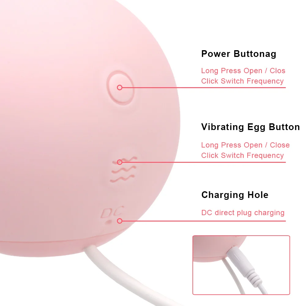Mini Clitoral Vibrator Egg - Discreet 10 Speed Vibrating Toy_voghion.com