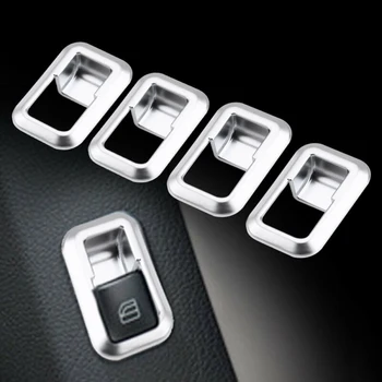 

Interior Window panel trim Car Auto Decoration Silver 5pcs Door Useful