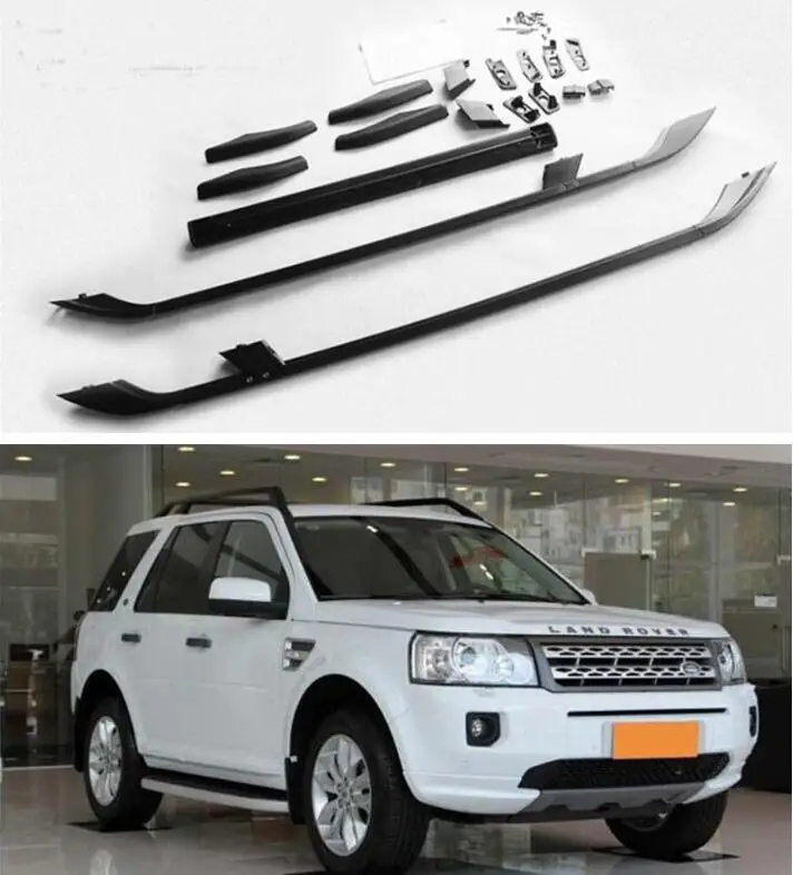 Монтаж на крышу из алюминиевого сплава багажник для багажа Land Rover Freelander 2 LR2 2005-2017