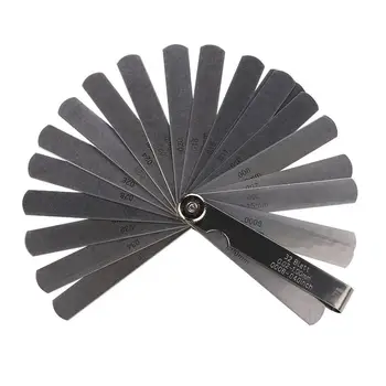 

0.02-1.0mm Stainless Steel Blades Feeler Gauge Thickness Measuring Scale Ruler