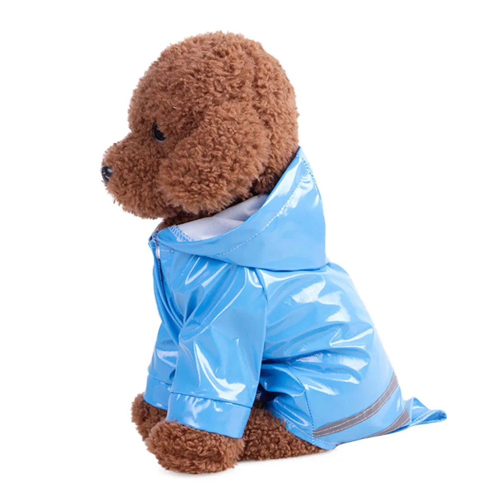 Pet плащ для собак домашних животных пончо с капюшоном Собака дождевик