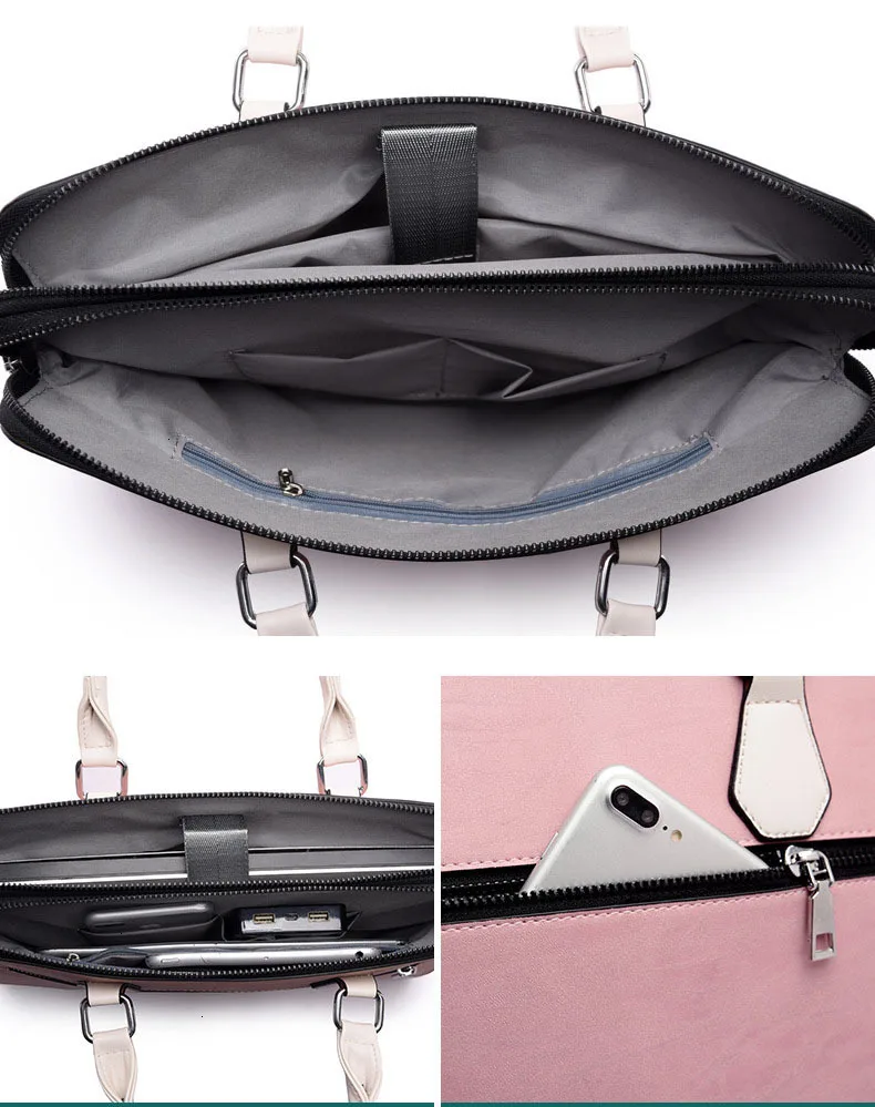 Модный деловой портфель, нейлоновая сумка для ноутбука, чехол, повседневные сумки через плечо для женщин