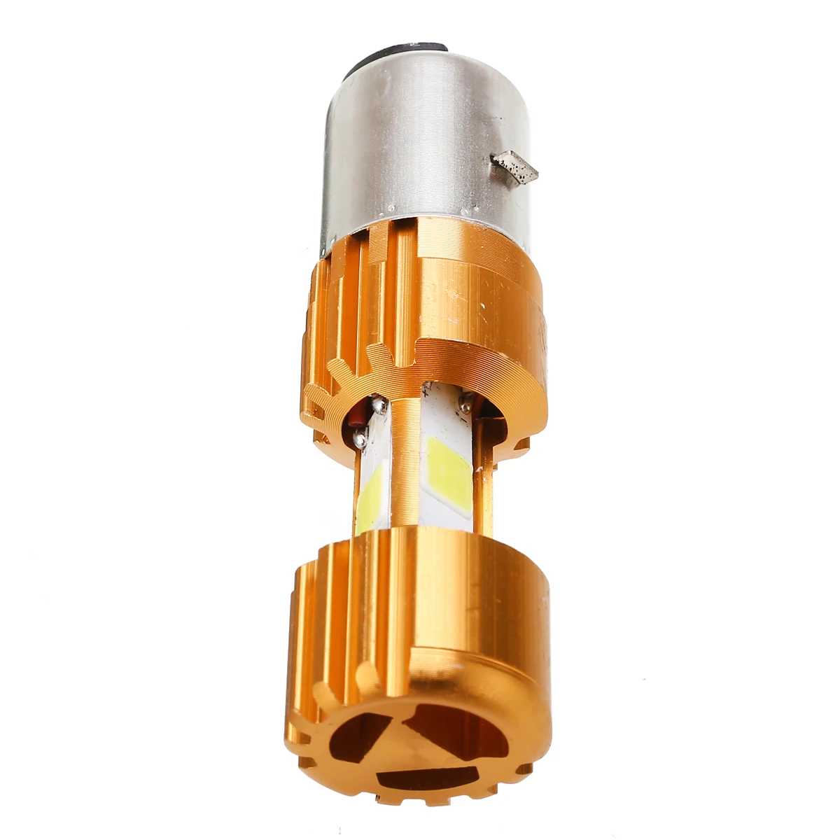 For Honda 1PC 12V BA20D COB  White LED Motorcycle Headlight Hi/Lo Beam Head Lamp Bulb 6500K 18W Moto Accessories Treyues