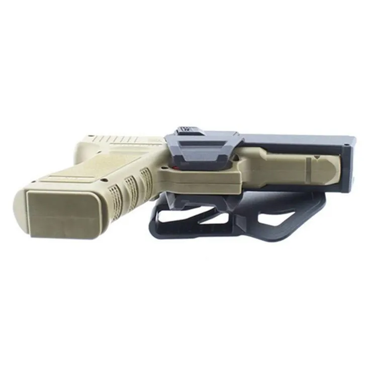 e glock com lanterna ou laser montado