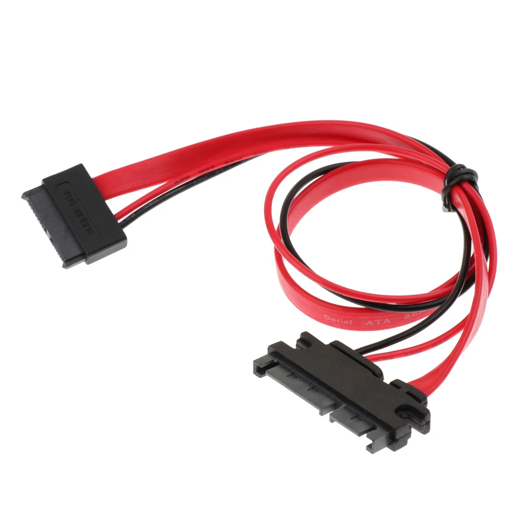22pin 7 + 15 штырьковый к 13pin гнездовой разъем SATA кабель адаптера питания|Компьютерные