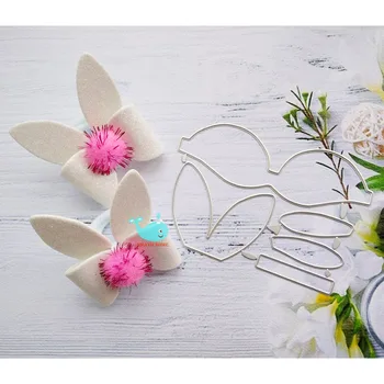 

Rabbit ears bow Metal Cutting Dies Embossing Stencils for DIY Scrapbooking Photo Album Decorative DIY Paper Cards Making