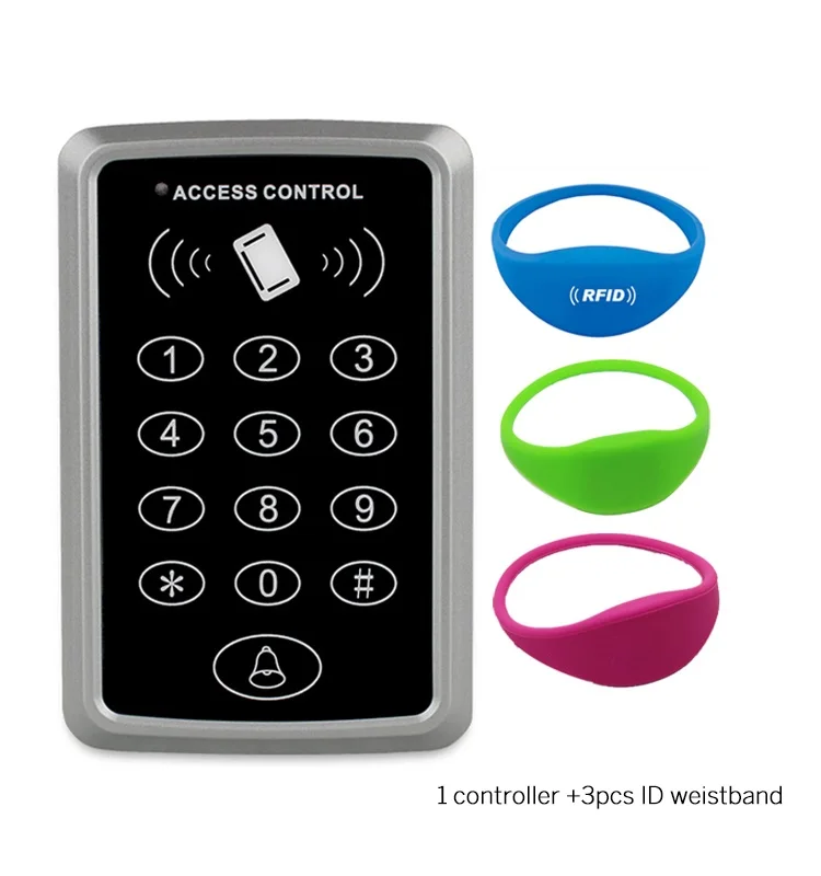 4 RFID standalone access controller with ID weistband