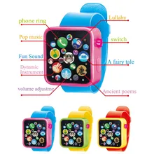 6 цветов, модные детские игрушки, часы, детская история, 3, детский звук на протяжении многих лет, умные многофункциональные часы, игрушки