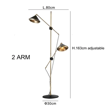 

Modern Metal Floor Lamp Adjustable Led Lights For Home vloerlamp