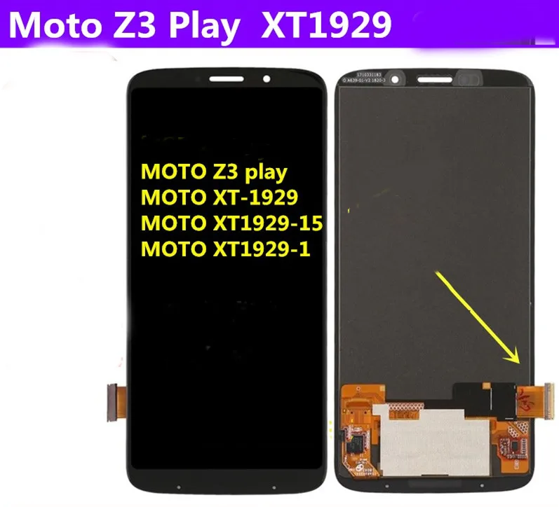 ЖК-дисплей для Motorola Moto Z3 Play xtзакладки сенсорный экран дигитайзер в сборе запасные