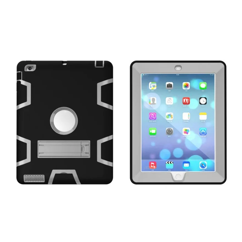 GUKEEDIANZI планшет силиконовый+ PC чехол для Apple ipad 5/ipad Air 1 таблетки мощная Защитная подставка Модный чехол