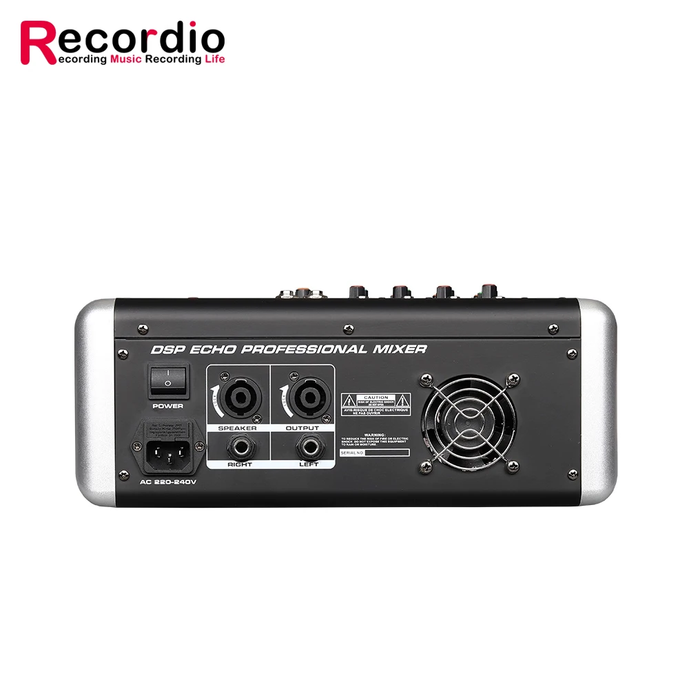 GAX-ML4 Professional 4-Channel Audio Mixer Powerful 16 DPS Effect Blueteeth DJ Audio Mixer With USB Switch For Karaoke Stage KTV