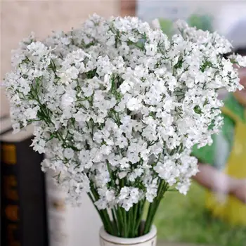 

Simulation Gypsophila Silk Flower Fake Flower DIY Family Wedding Flowers Party Decoration K9A6