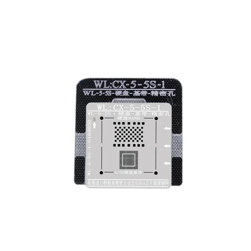 WL hdd инструмент для ремонта iphone 5 5s 6 6s 7 8 XS MAX Plus NAND процессор BGA reball жестяная сетка HDD