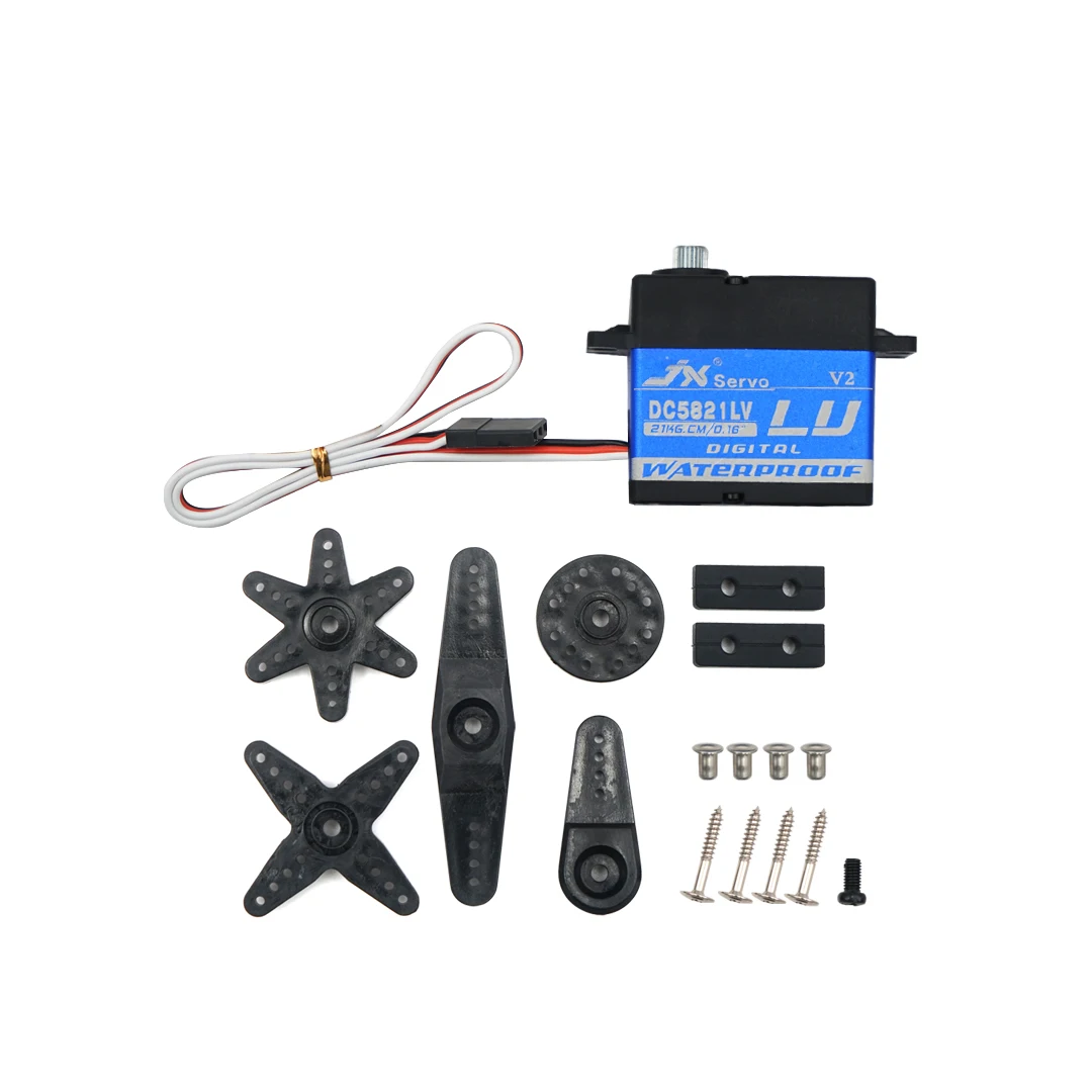 DC5821LV V2 Водонепроницаемый JX servo 21 кг металлическими шестернями и высоким крутящим