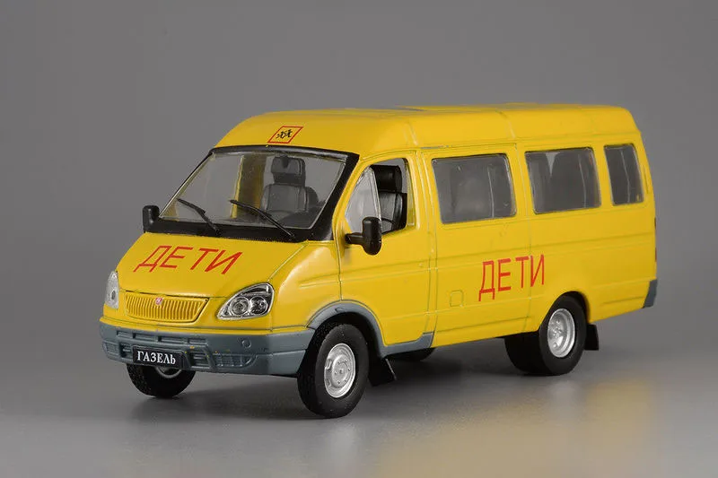1/43 сплав российский газ автомобиль пассажирский автобус модель игрушки Классический Бизнес автомобиль коллекция игрушек