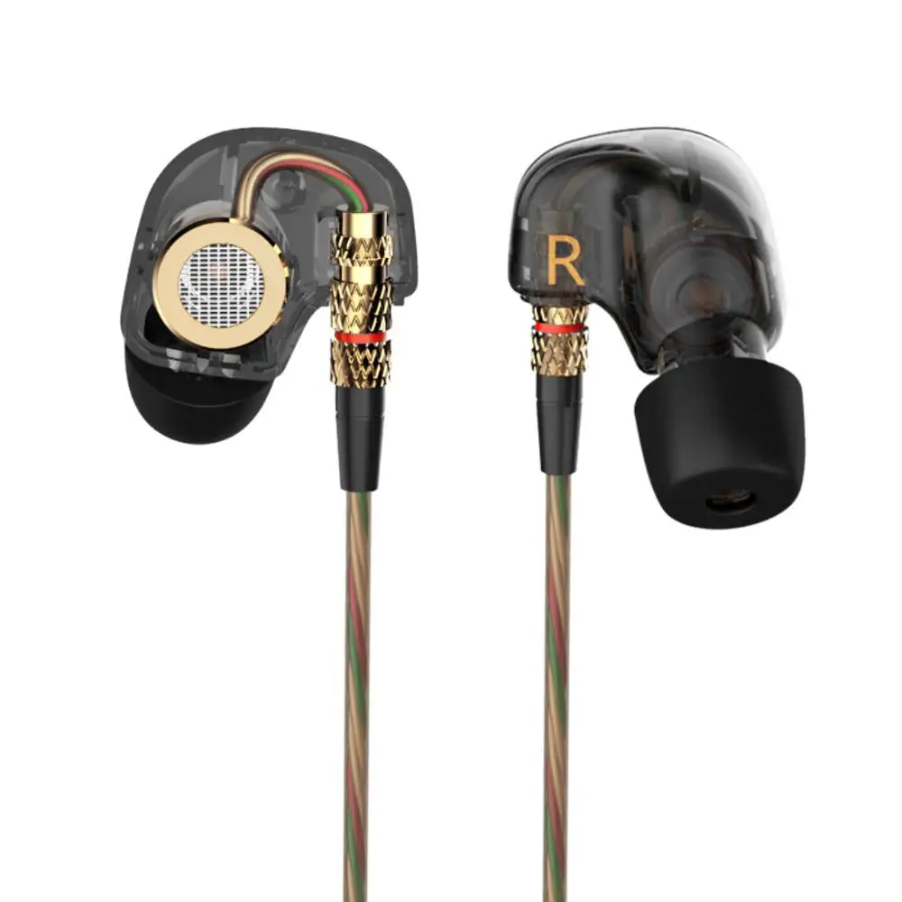 

New KZ ATE In Ear Earphones HIFI Stereo Sport Earphone Super Bass Noise Canceling Hifi Earbuds With Mic AS10 ZST ZA10