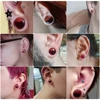 2 pièces rouge liquide sang oreille jauges acrylique bouchons d'oreille Tunnels Lobe boucles d'oreilles Piercing Oreja expanseur corps Piercing bijoux ► Photo 2/6