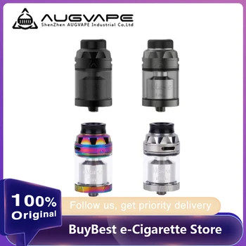 

Original Augvape Intake Dual RTA Vape Tank Deck 4.2ml/5.8ml Atomizer 26mm Leekproof Top To Side Airflow Top Filling E-Cigarette