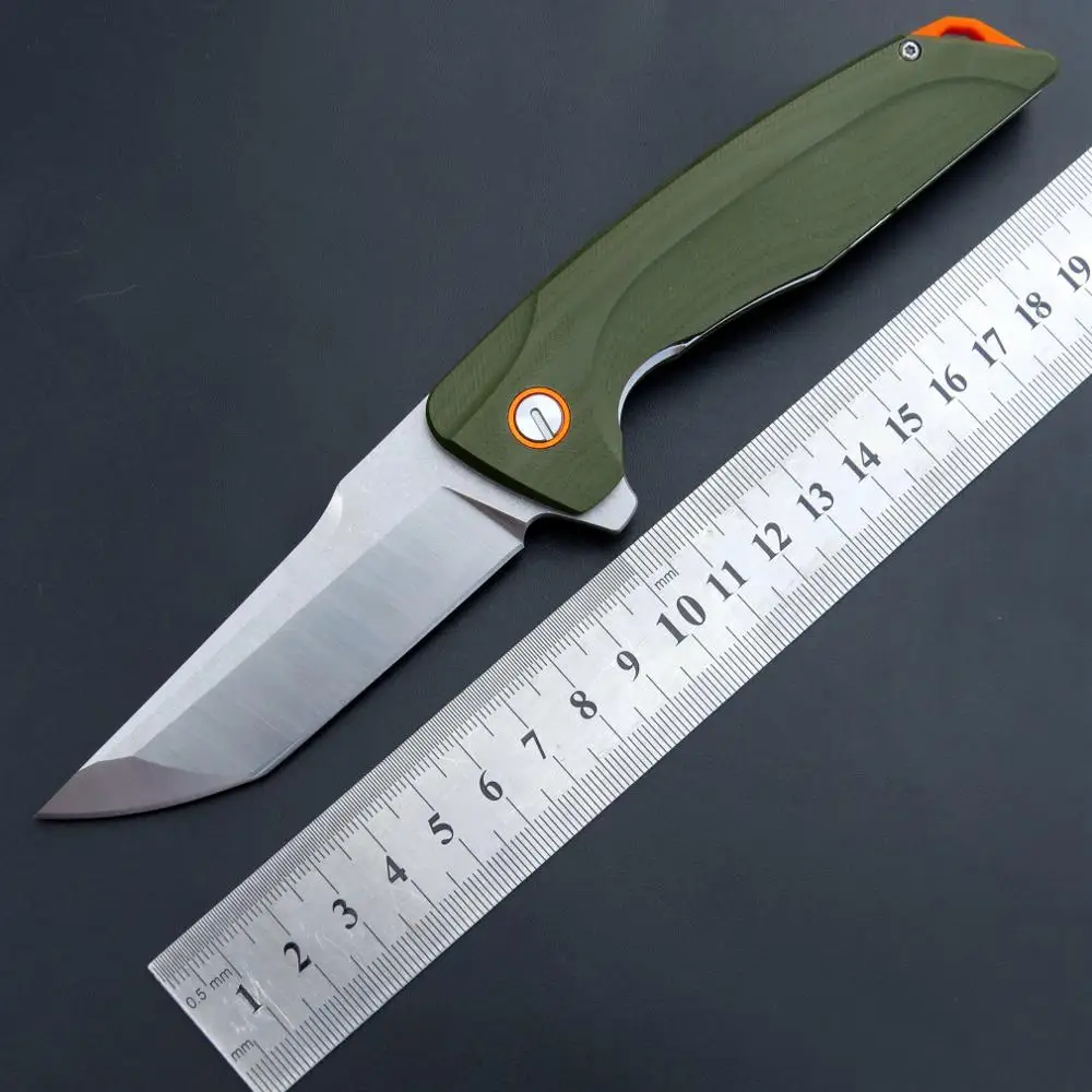 Eafengrow Hot EF926 Green Tactical knife D2 G10 Jackknife Camping