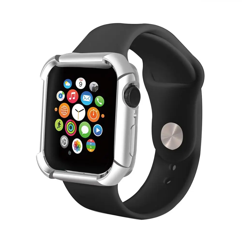 Защитный чехол для Apple Watch, версии 5/4/3/2/1 40 мм 44 полной защиты для защиты от падения покрытие TPU чехол s для наручных часов iWatch, версия 3, 2, 42 мм, 38 мм