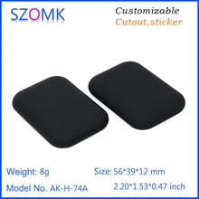 10 шт. 56*39*12 мм настраиваемый abs мягкий пластик gps трекер Соединительная коробка szomk небольшой пластиковый корпус Корпус для велосипеда gps