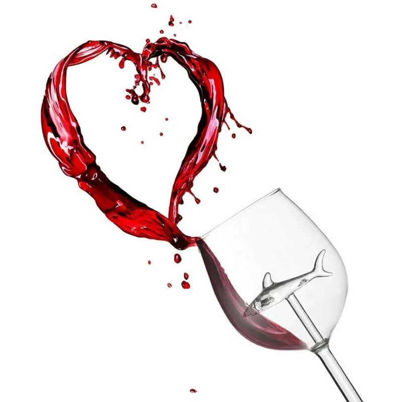 Главная оригинальная Акула красное вино стеклянная бутылка вина Кристалл для вечерние флейты стекло креативный Новое поступление^ 30