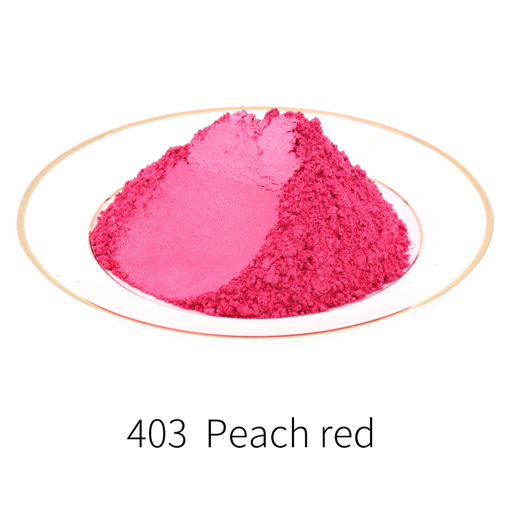 Pearl Powder Coating Natural Mineral Mica Dust Type403 Pearlized Pigment DIY Dye Colorant 10/50g for Soap Eye Shadow Cars Crafts