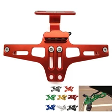 Для Suzuki GSF1200 GSF1250 GSF650 BANDIT DL650 Универсальный держатель для заднего номерного знака мотоцикла и регулируемый угол лицензии