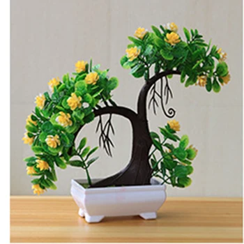 

NEW Artificial Plants Bonsai Small Tree Pot Plants Fake Flowers Potted Ornaments For Home Decoration Hotel Garden Decor