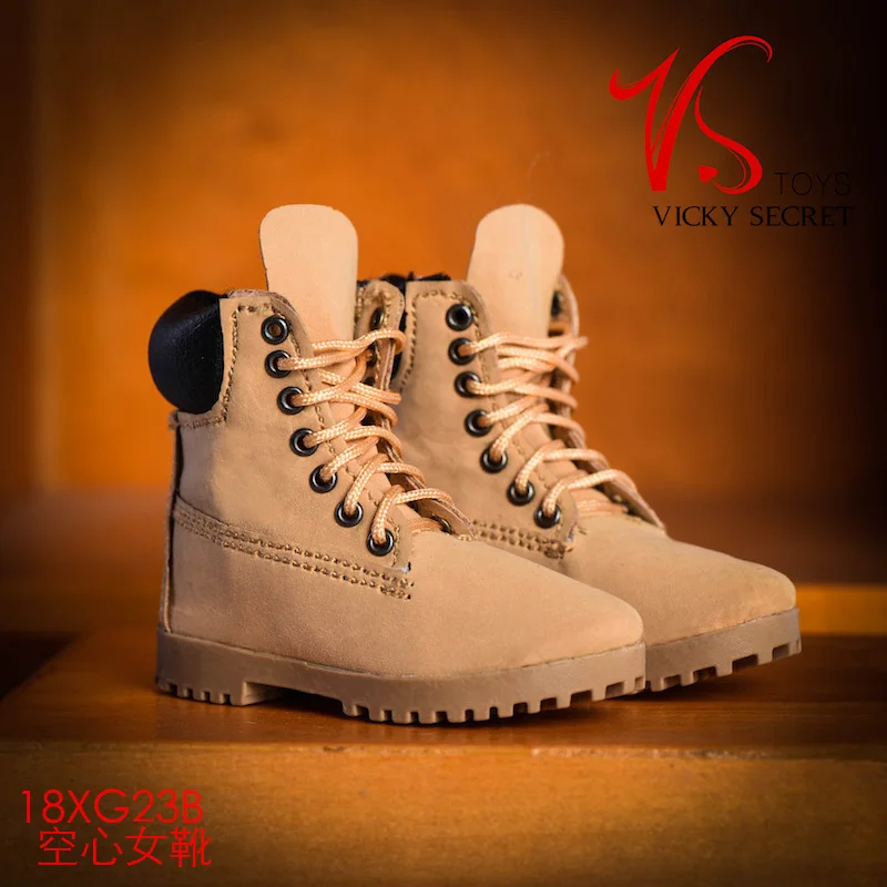 VSTOYS 18XG023 1/6th весы альпинистские сапоги товара из флока обувь с высоким берцем и на высокой платформе; реквизит Набор «сделай сам» для 12 дюймов Женская фигурка