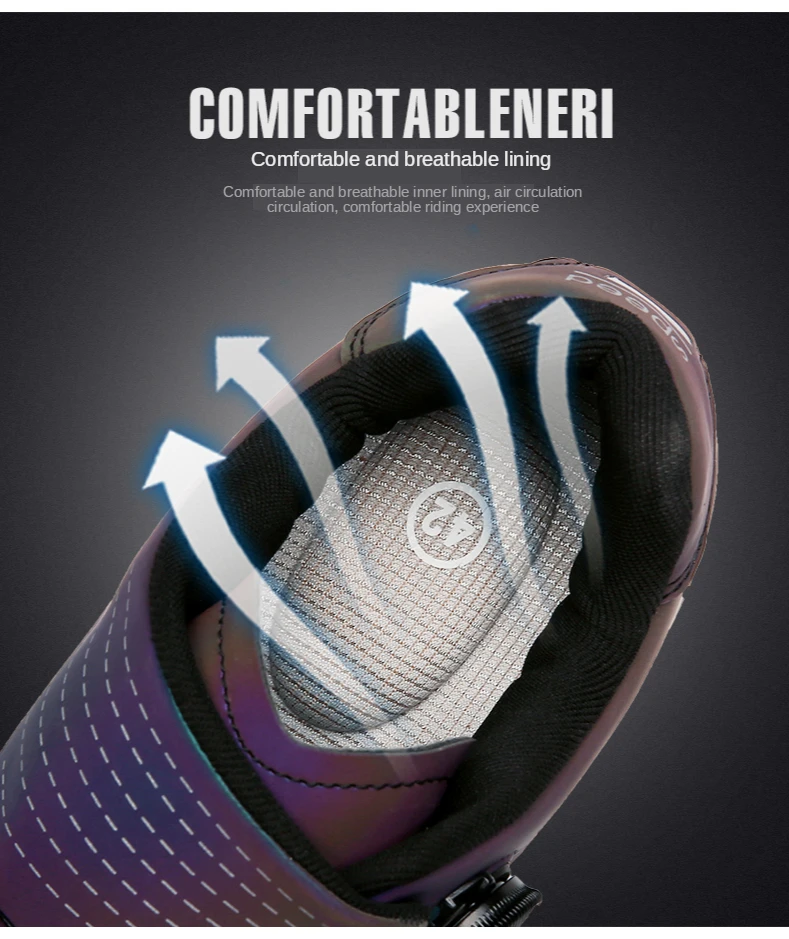 FAD SPEED road cycling shoes men's road bike shoes ultralight bicycle sports shoes self-locking professional breathable Luminous