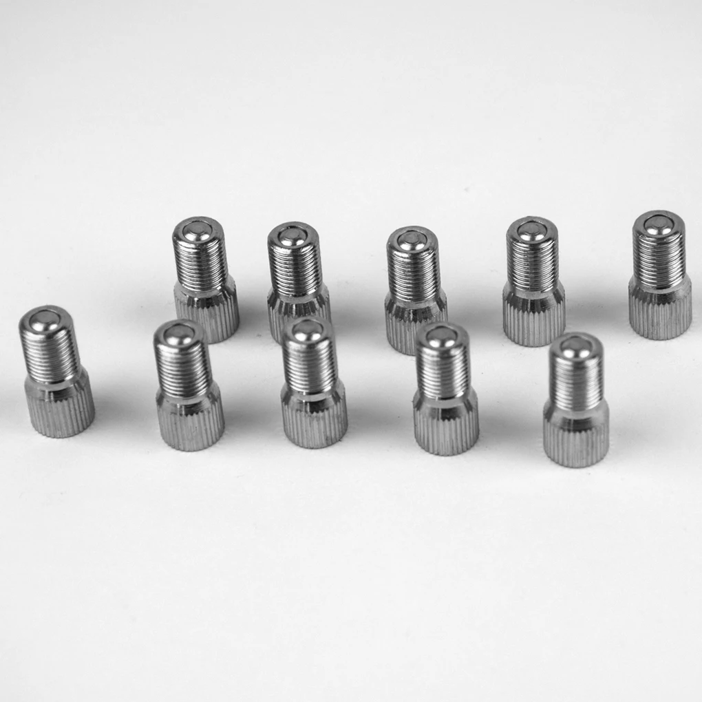 10pcs V2B Tire Wheel Metal Inflate Through Valve Stem Extension Extender Caps Cover Accessories