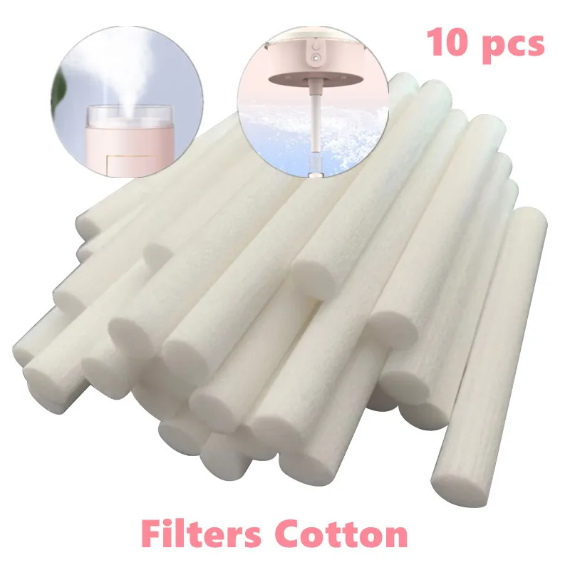10Pcs Filter Cotton Sticks Humidifiers Filters Cotton Swab 10mmx170mm for Humidifier Aroma Diffuser by SHUXIN 