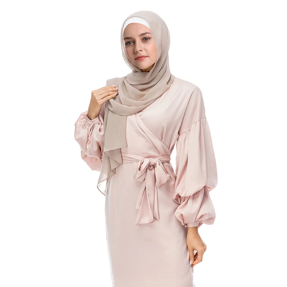 2019 модная Абая, для мусульман, исламское Новое Пышное длинное платье с длинными рукавами, элегантное платье-кафтан, Малайзия, марокканская