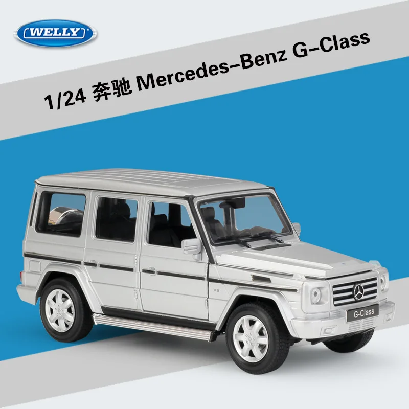 WELLY 1:24 литье под давлением SUV Модель автомобиля игрушки для Benz G-Class City Cross страна