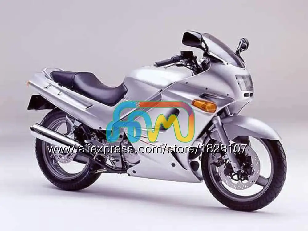 Корпус для KAWASAKI ZZR-250 ZZR 250 90-99 27BS. 0 ZZR250 90 91 92 93 94 99 1990 1991 1992 1993 1994 1999 комплект обтекателей все глянцевый красный - Цвет: No. 20 Gloss silvery