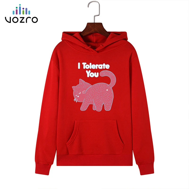 VOZRO костюм-платье, Женская толстовка с капюшоном, толстовка большого размера, Moletom Feminino Mujer, одежда черного и розового цвета, Sudaderas, уличная одежда Kpop