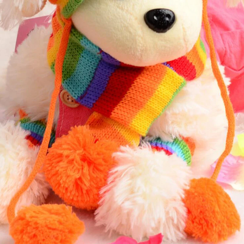 3 шт./компл. шапка для собак с бульдогом зимние принадлежности йоркширский терьер