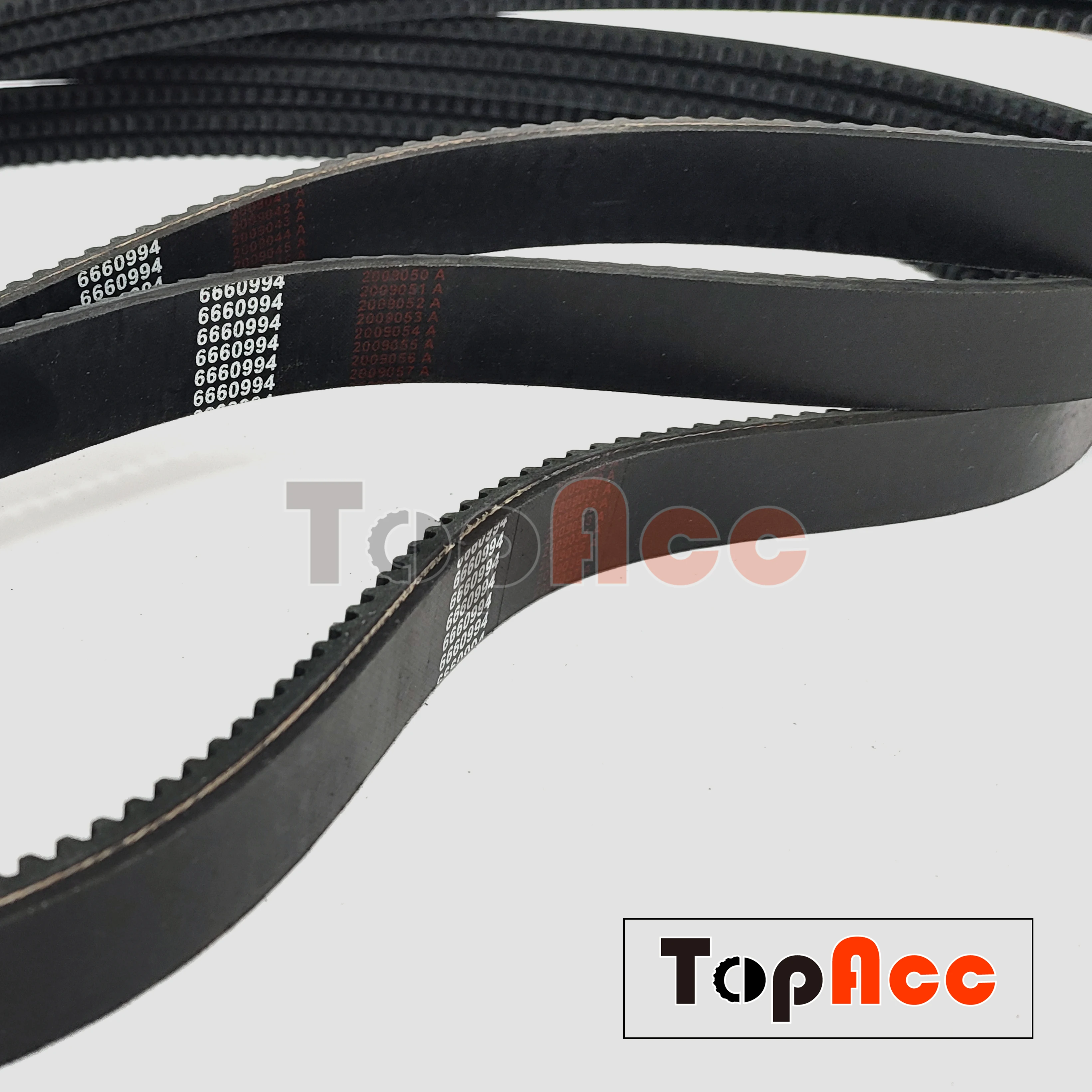 3 개의 그루브가있는 구동 벨트 6660994 1PC 적합 Bobcat Skid Steer Loaders 753 763 773 및 7753 Great Wear Resistance