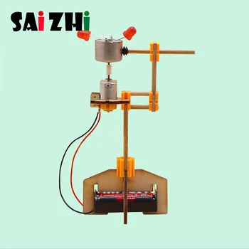 

Saizhi Model Toy Diy Physics Experiments Electric Hot Wheels Developing Intelligent STEM Science Toy Birthday Gift
